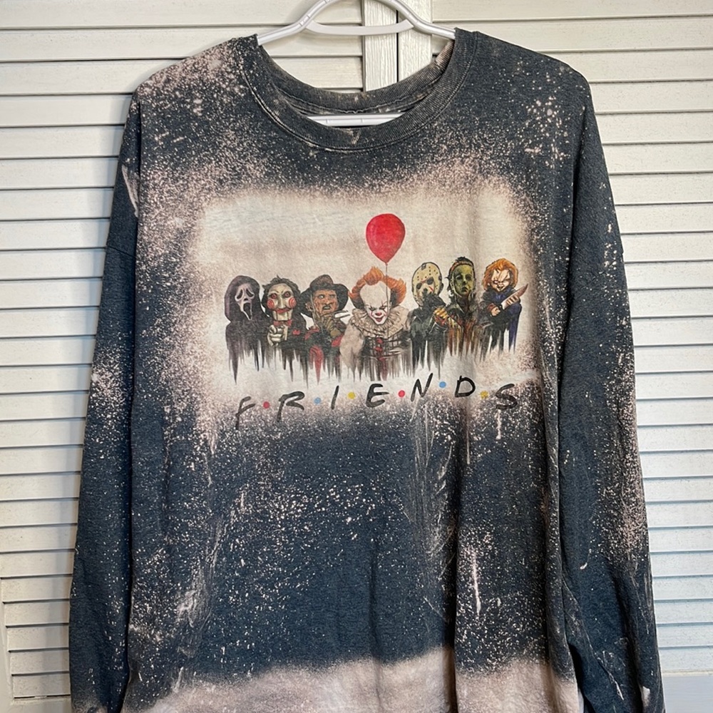 Horror Movie Friends Long Sleeve Shirt